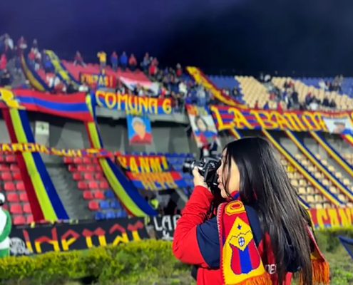 "Muero por el fútbol" Andrea