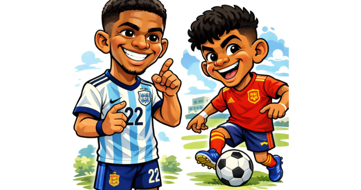 Jude Bellingham y Lamine Yamal